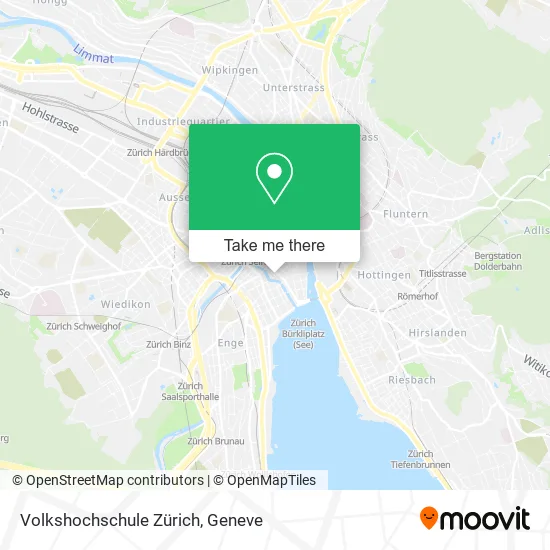 Volkshochschule Zürich map