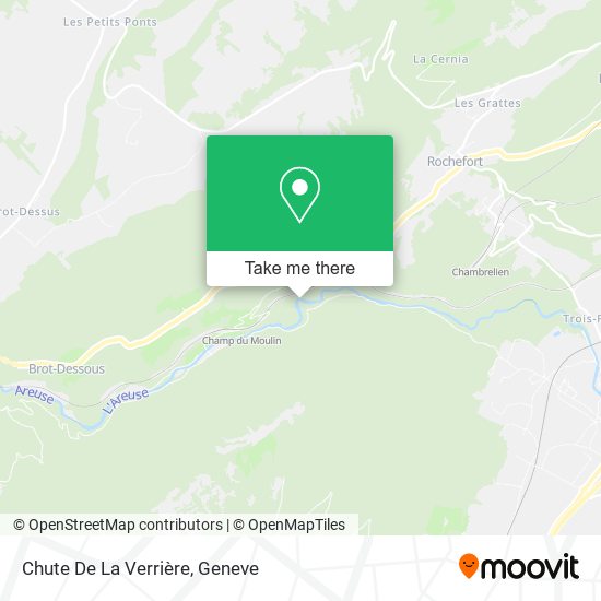 Chute De La Verrière map