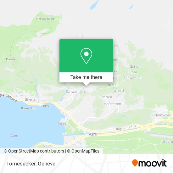 Tomesacker map
