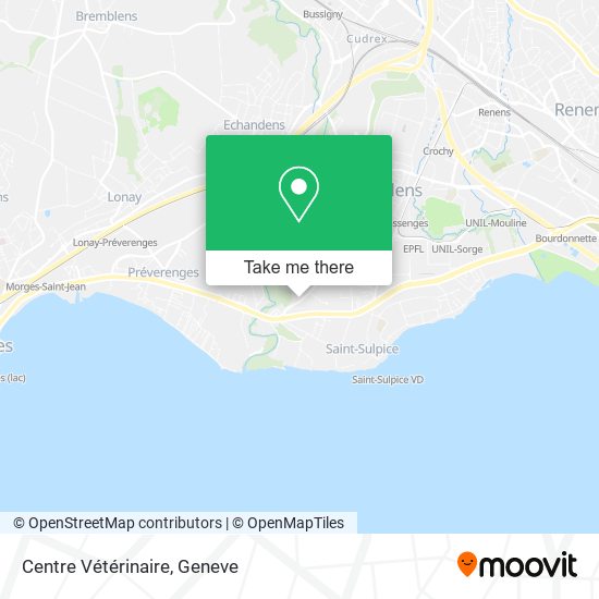 Centre Vétérinaire map
