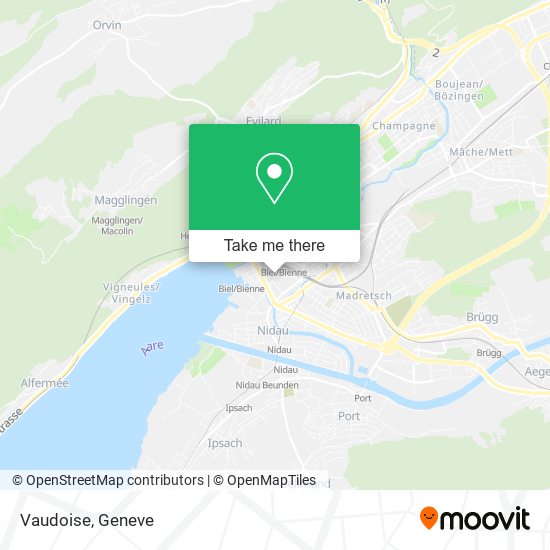 Vaudoise map