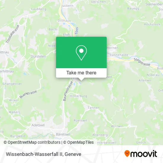 Wissenbach-Wasserfall II map