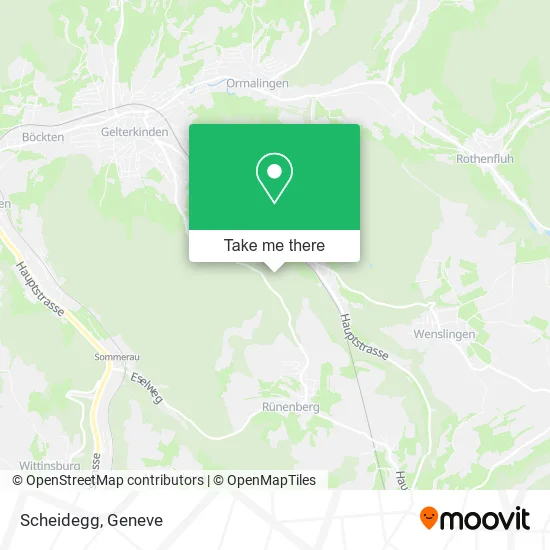 Scheidegg map