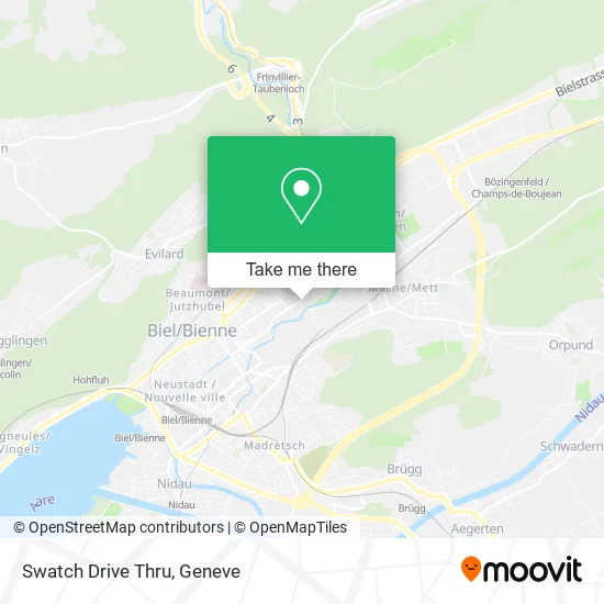 Swatch Drive Thru map