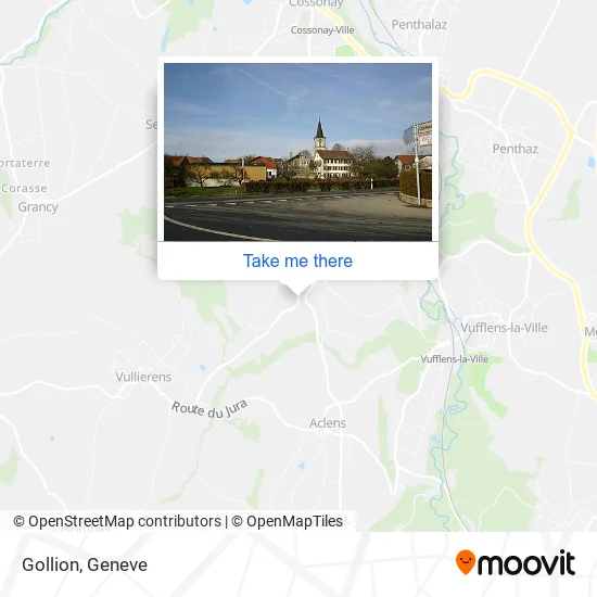 Gollion map