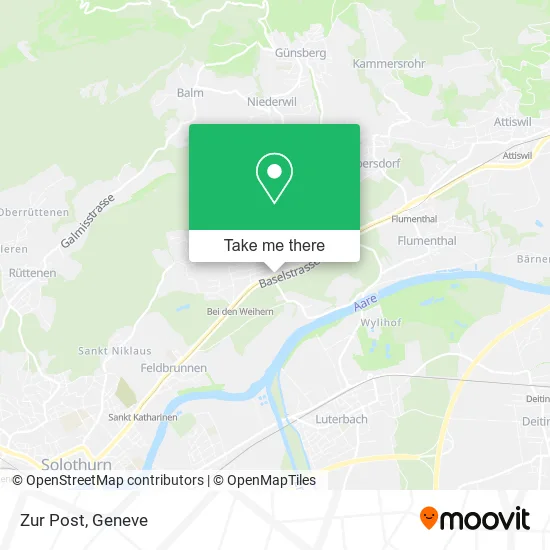 Zur Post map
