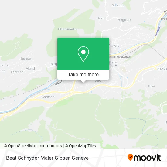 Beat Schnyder Maler Gipser map