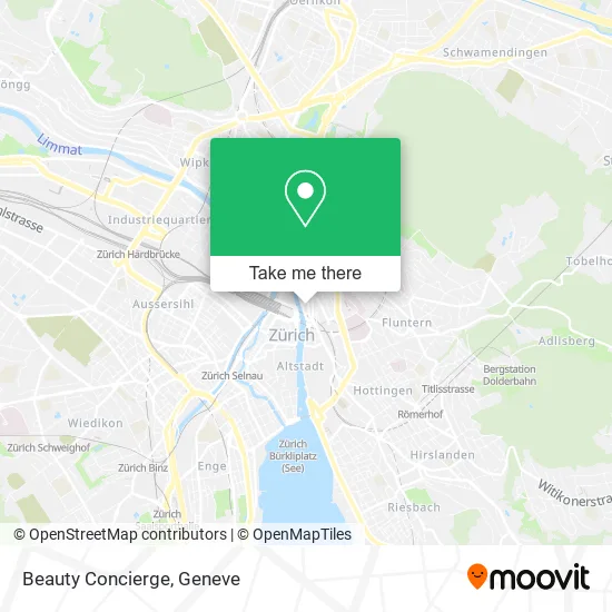 Beauty Concierge map