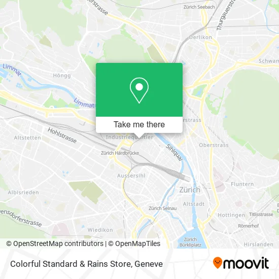 Colorful Standard & Rains Store map