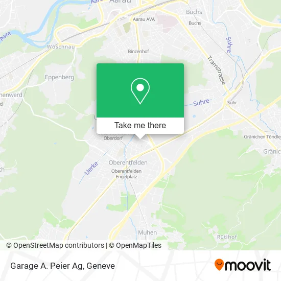 Garage A. Peier Ag map