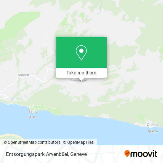 Entsorgungspark Arvenbüel map