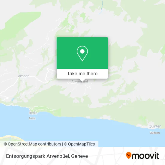 Entsorgungspark Arvenbüel map