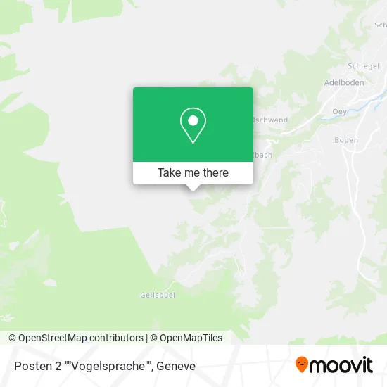 Posten 2 ""Vogelsprache"" map