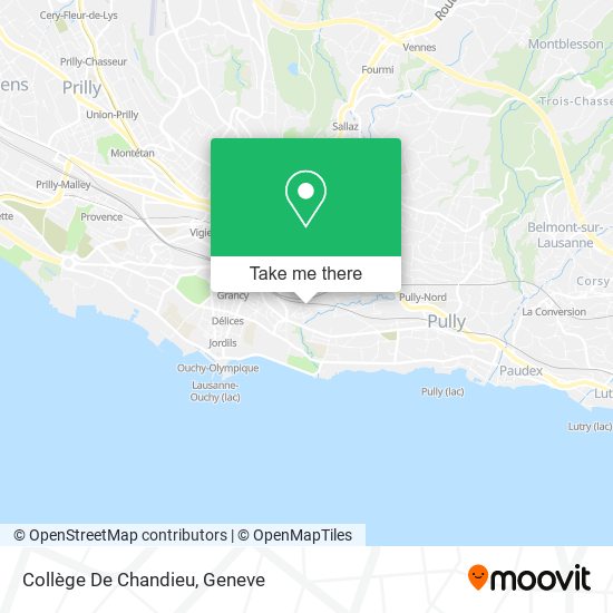 Collège De Chandieu map