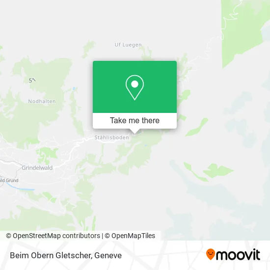 Beim Obern Gletscher map