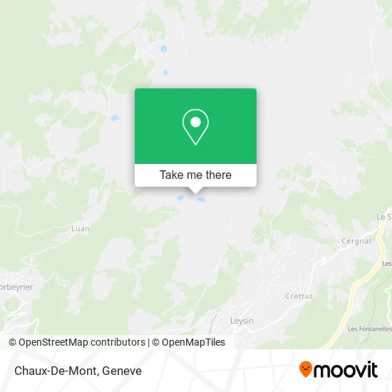 Chaux-De-Mont map