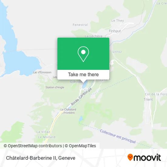 Châtelard-Barberine II map