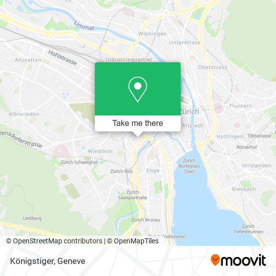 Königstiger map