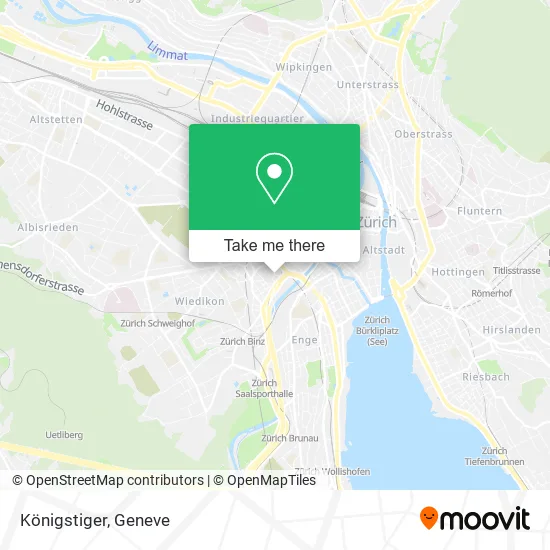 Königstiger map