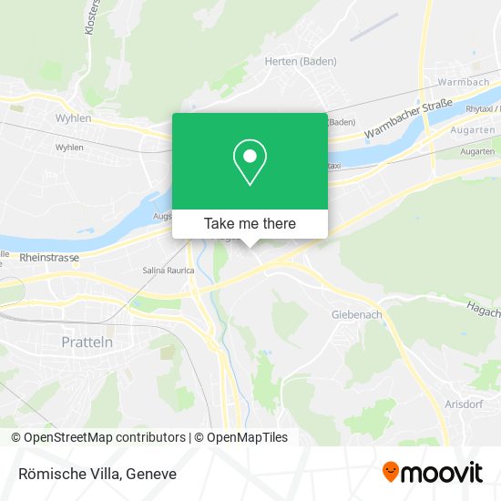 Römische Villa map