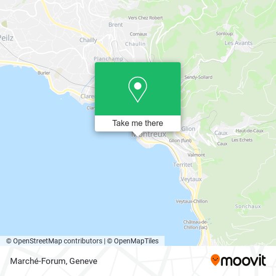 Marché-Forum map