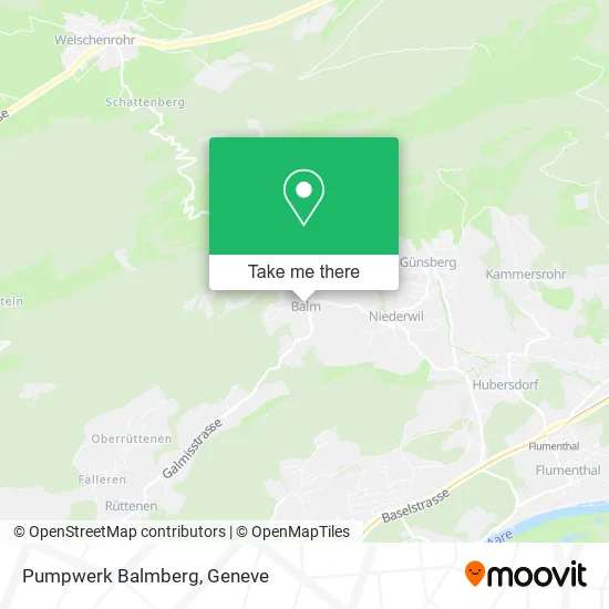 Pumpwerk Balmberg map