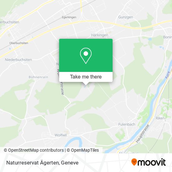 Naturreservat Ägerten map