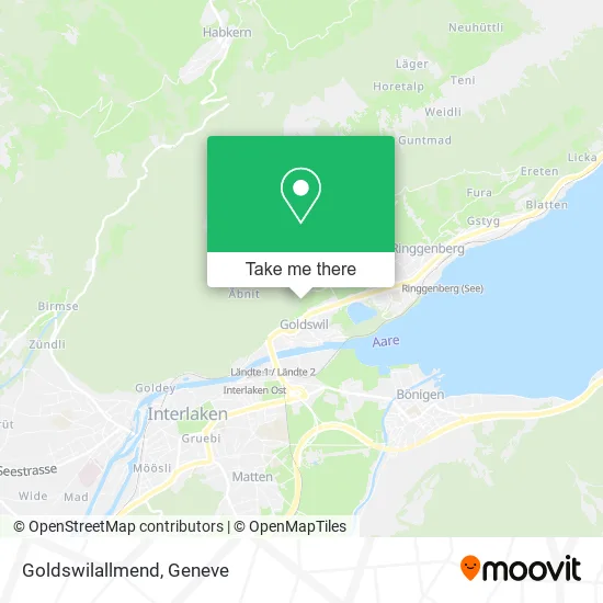 Goldswilallmend map