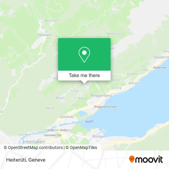 Heiterüti map