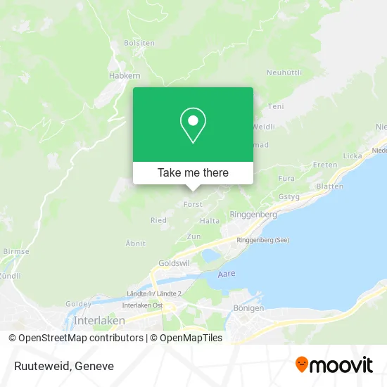 Ruuteweid map