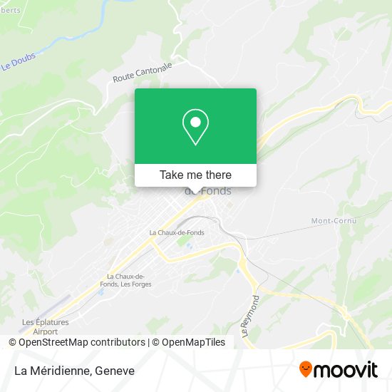 La Méridienne map