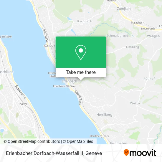 Erlenbacher Dorfbach-Wasserfall II map