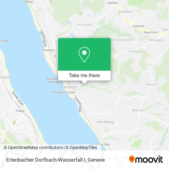 Erlenbacher Dorfbach-Wasserfall I map