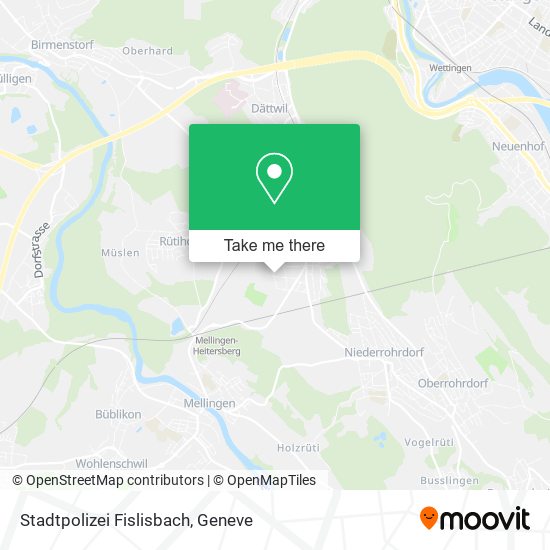 Stadtpolizei Fislisbach map