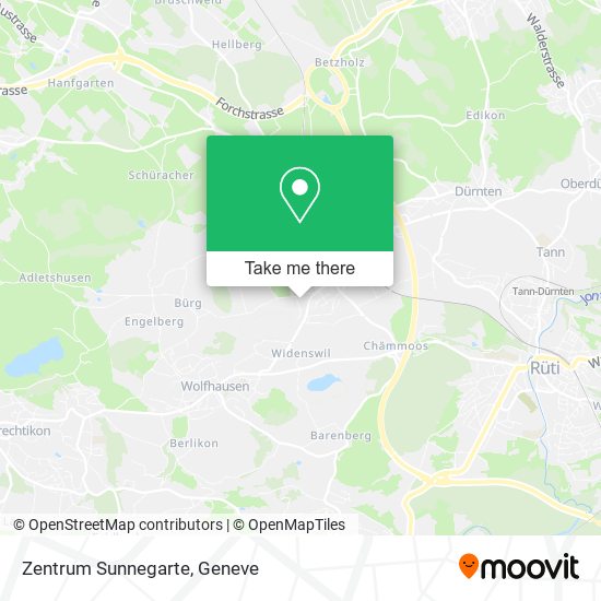 Zentrum Sunnegarte map