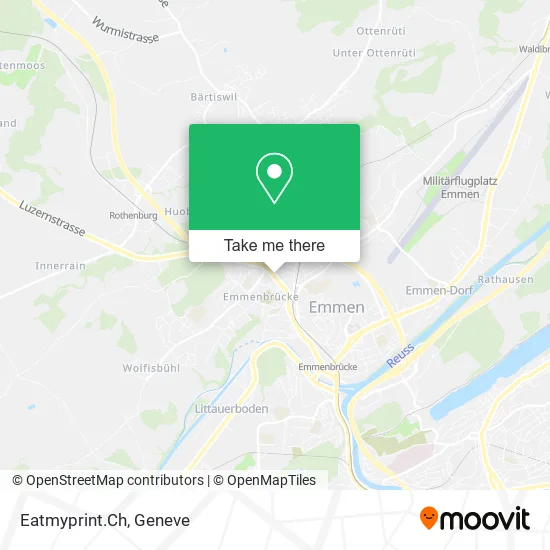 Eatmyprint.Ch map