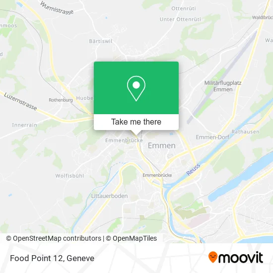 Food Point 12 map