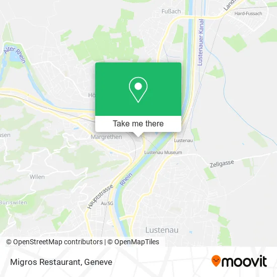 Migros Restaurant map