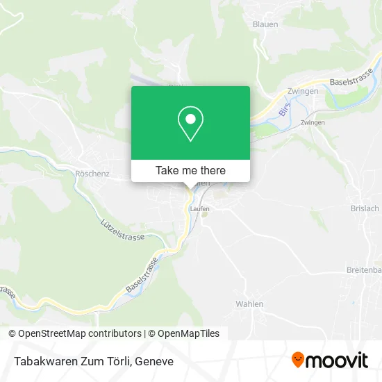 Tabakwaren Zum Törli map