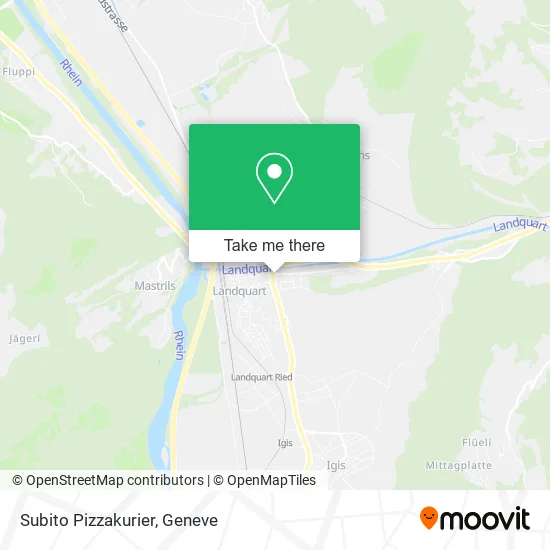 Subito Pizzakurier map