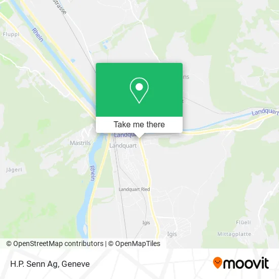 H.P. Senn Ag map