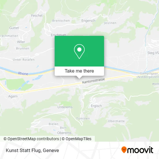 Kunst Statt Flug map