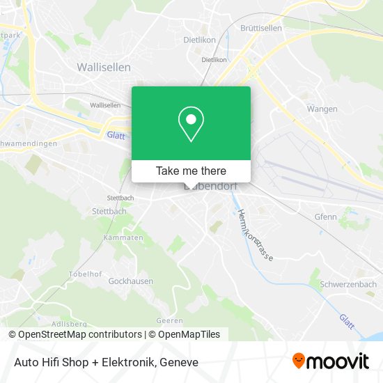 Auto Hifi Shop + Elektronik map