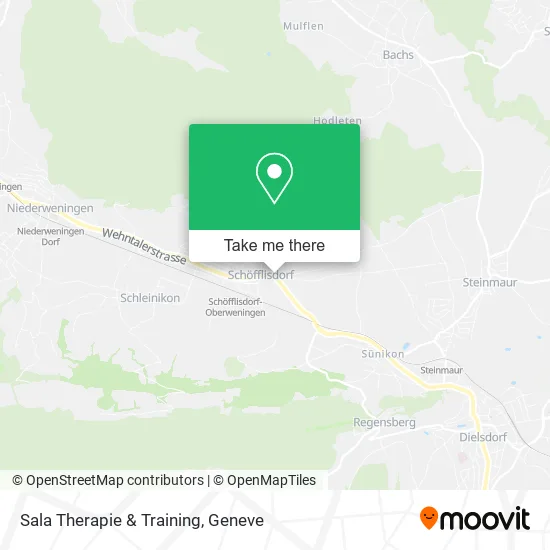 Sala Therapie & Training map
