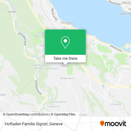 Hofladen Familie Sigrist map