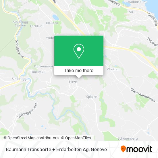 Baumann Transporte + Erdarbeiten Ag plan