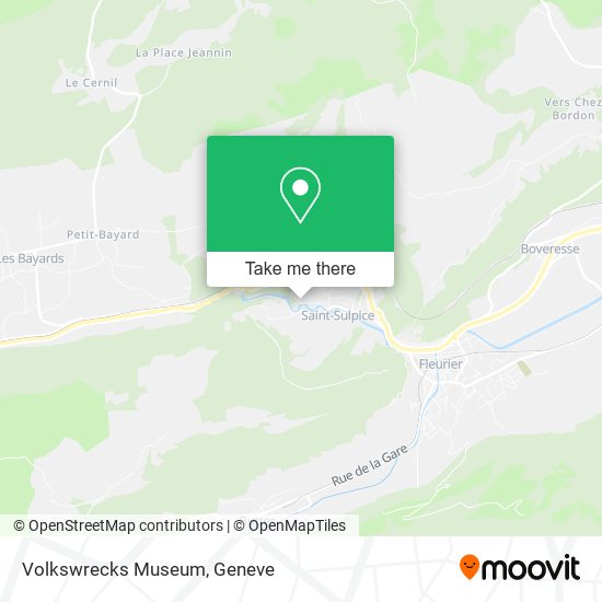 Volkswrecks Museum map