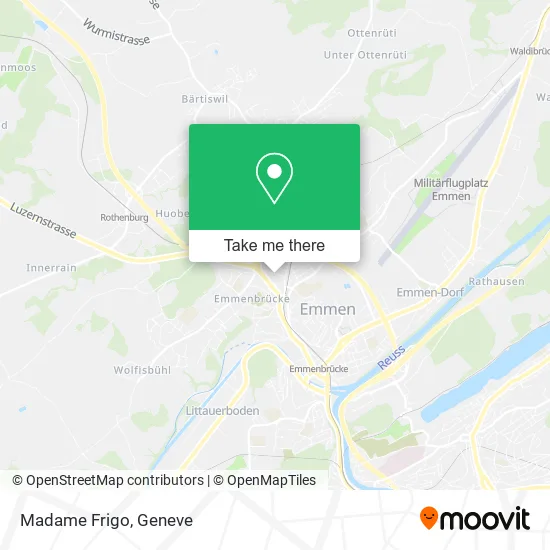 Madame Frigo map