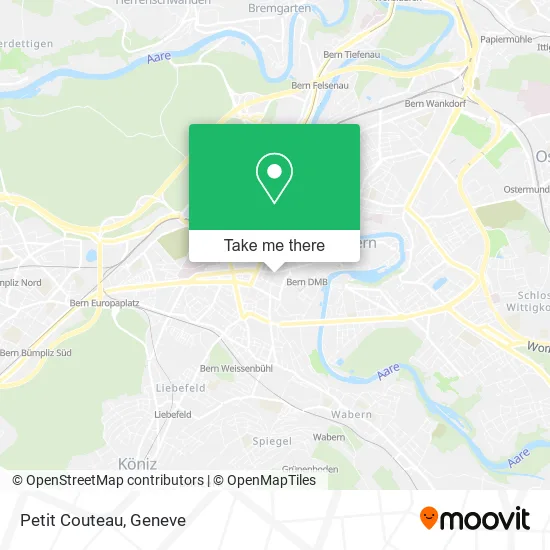 Petit Couteau map