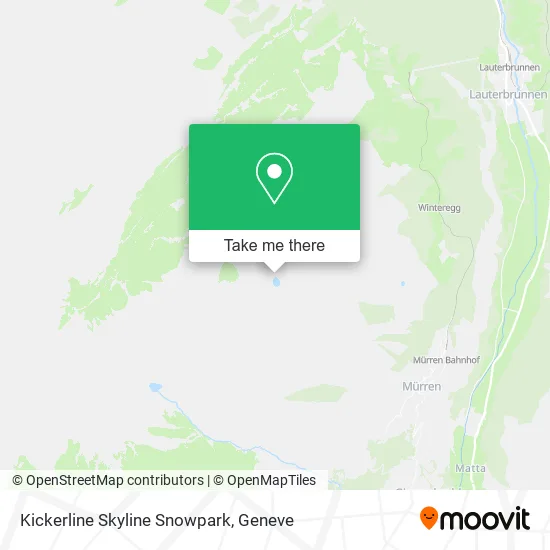 Kickerline Skyline Snowpark map